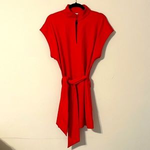 Maeve by Anthropologie mini shift dress with removable tie belt. Size Small